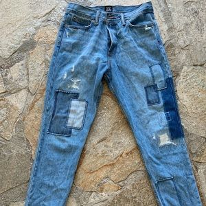 Brand new urban outfitters patchwork jeans